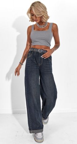 Джинси жіночі широкі