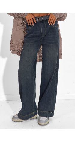 Wide jeans teenager girl