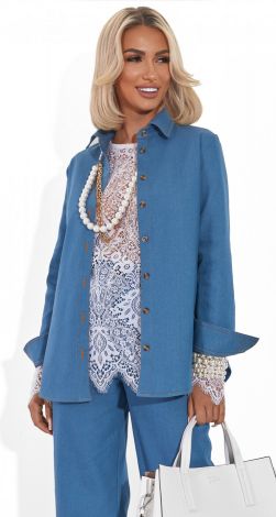 Джинсовая рубашка