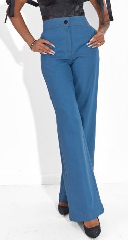 Широкі джинсові штани