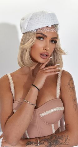 hat in an elegant French style