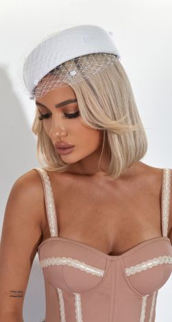 hat in an elegant French style