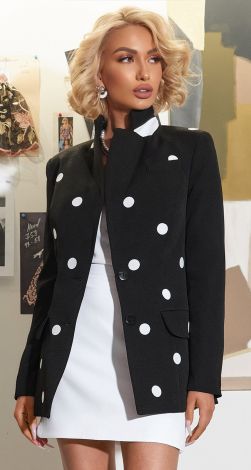 Ефектний чорний піджак