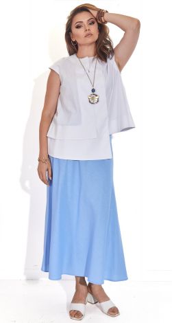 Стильная льняная блузка