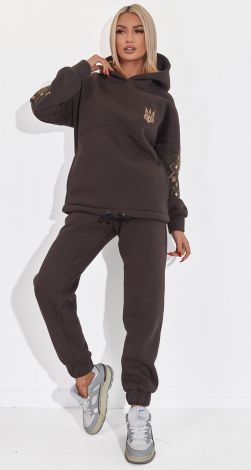 Тёплый костюм с украинской вышивкой