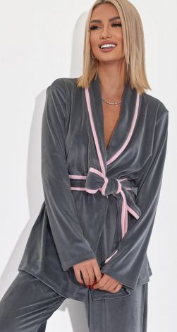 Костюм из натурального велюра