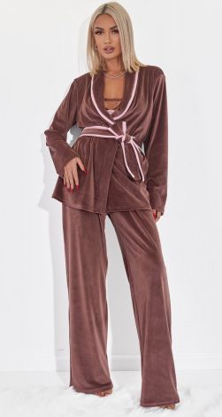 Костюм из натурального велюра