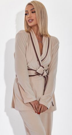 Костюм из натурального велюра