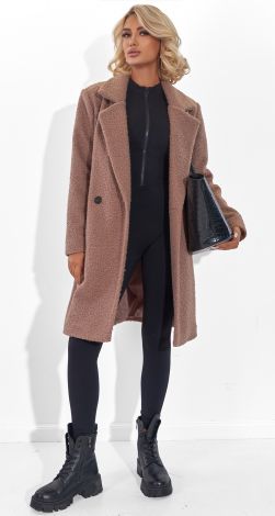 Пальто из Эко-Меха Тедди, Которое Не Выйдет из Моды