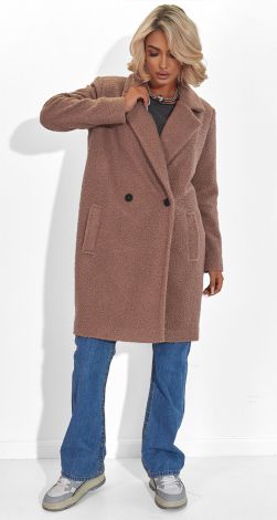 Пальто из Эко-Меха Тедди, Которое Не Выйдет из Моды