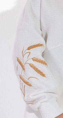 Худи с Вышивкой Колосок