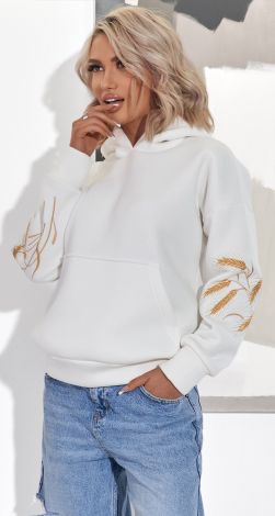 Худи с Вышивкой Колосок