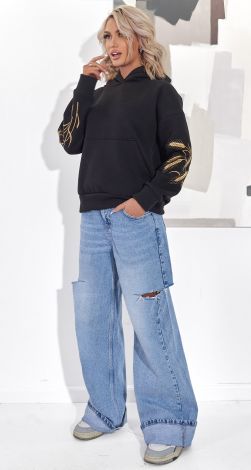 Худи с Вышивкой Колосок