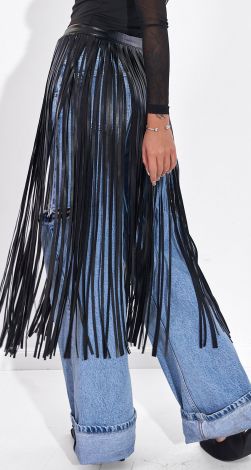 Пояс-Фриндж из премиальной эко-кожи