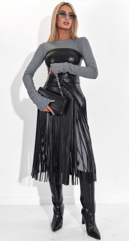 Ультимативный Корсет-Топ с Бахромой