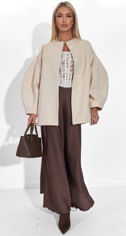 Кашемірове Пальто Стильного крою