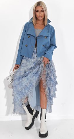 Спідниця з ніжної сіточки