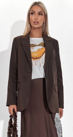 Коричневий піджак
