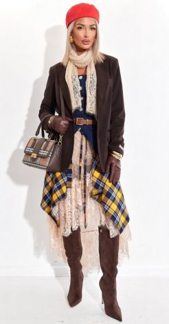 Спідниця-Трансформер, яка імітує зав'язану на талії сорочку