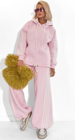 Теплый Костюм Оверсайз из Премиальной Трехнитки с Начесом