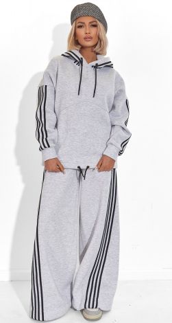 Базовый Серый Костюм-Трансформер из Премиальной Трехнитки