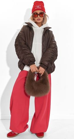 the Elongated Quilted Bomber