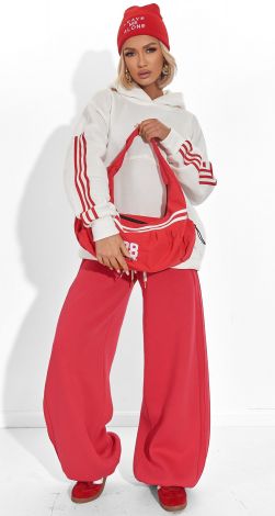 Акцентну Текстильну Сумку-Багет у Спортивному Стилі