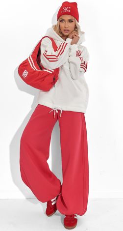 Акцентну Текстильну Сумку-Багет у Спортивному Стилі