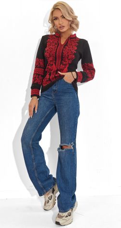 Нарядный свитер вышиванка