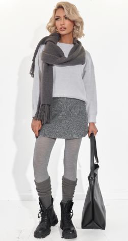 Светр Oversize з м'яким блиском