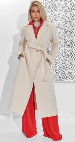 Втілення елегантності: Класичне пальто з букле на запах