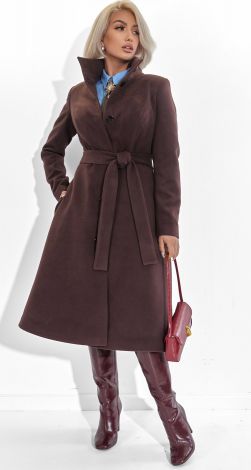 Елегантне утеплене пальто