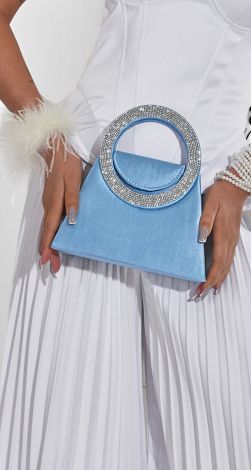 Сумочка небесно-блакитного кольору