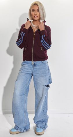 Зип-худи с лампасами Lemanta