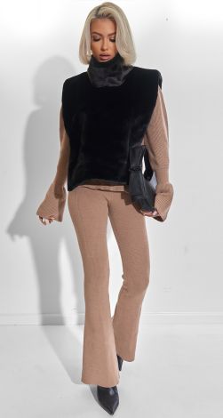 Хутряна манішка-секрет тепла та стилю