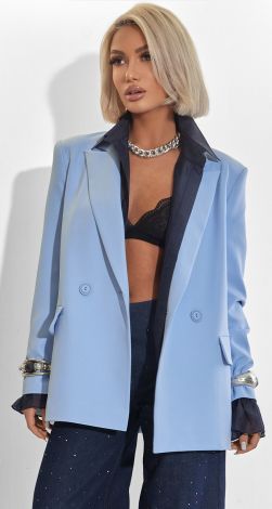 Піджак у трендовому кольорі Ice Blue
