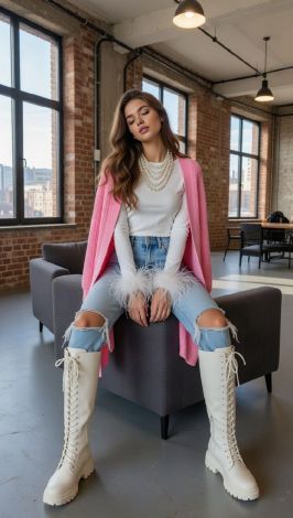 Рожевий кардиган