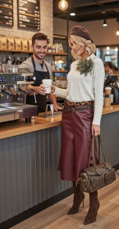 Шкіряний Тренд: Подовжені Шорти