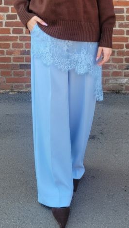 Блакитні штани палаццо