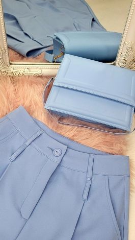 Блакитні штани палаццо