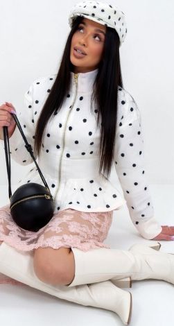 Куртка в горох