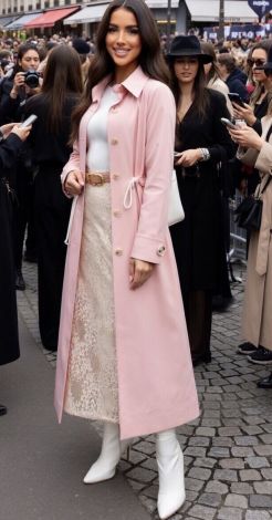 Рожевий зефір: Твій ідеальний тренч А-силуету