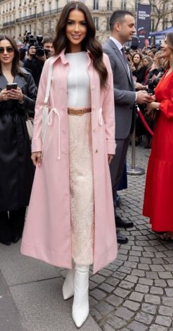 Рожевий зефір: Твій ідеальний тренч А-силуету