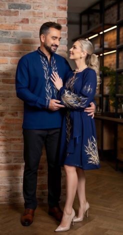 Чоловіча лляна вишиванка Всеволод