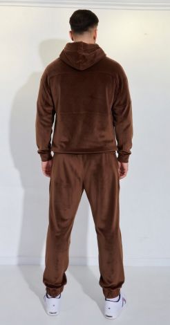 Чоловічий велюровий костюм із натуральної тканини