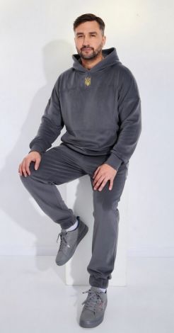 Чоловічий велюровий костюм із натуральної тканини