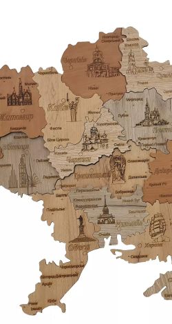 Дерев'яні карти світу