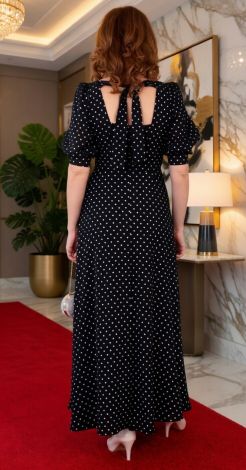 Polka Dot Charm: A dress you can't help but fall in love with