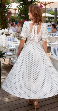 Polka Dot Charm: A dress you can't help but fall in love with
