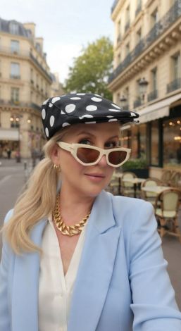 ​ Polka Dot Cap: Іронічний акцент у твоєму стилі